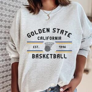 Golden State Game Day Basketball 1946 Sweatshirt, 90S Golden State Crewneck